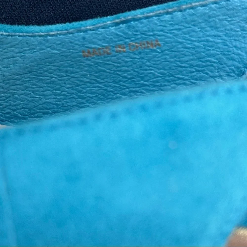 Dolce Vita Teal Suede Wedge Sandals Size 6